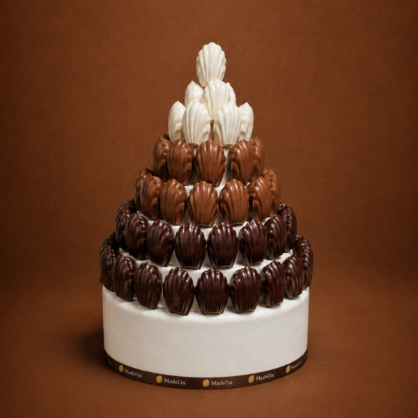 Pièce montée 70pc Pièce montée madeleines 70pc
